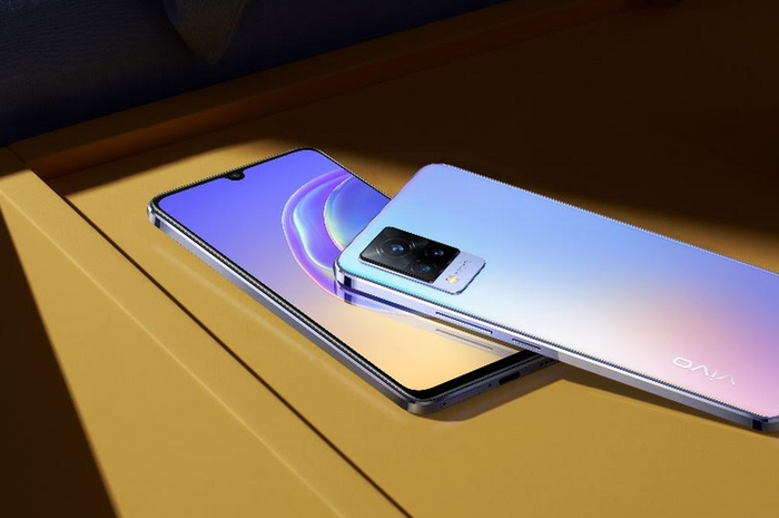 Desain vivo V21 5G di Indonesia.