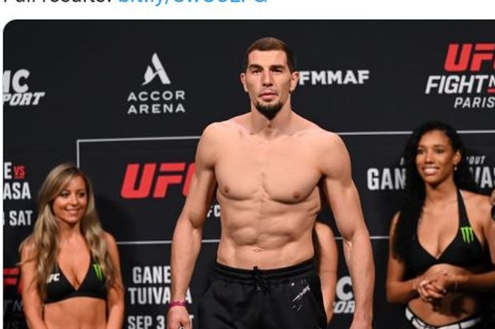 Abus Magomedov yang menang KO dengan cepat di UFC Paris, Sabtu malam (3/9/2022) WIB di Paris.