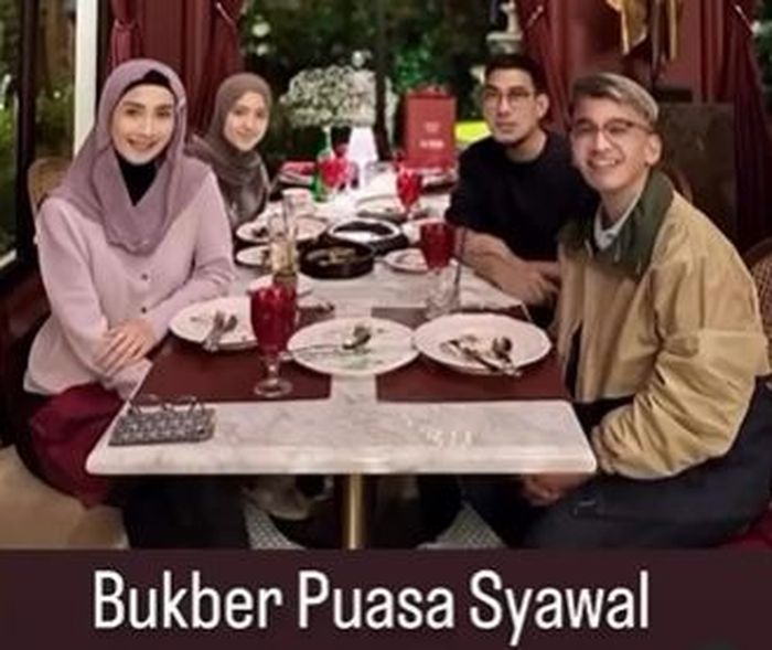 Ruben Onsu dan Desy Ratnasari kompak puasa Syawal