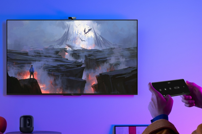 Huawei Vision S, smart TV yang bisa video call.