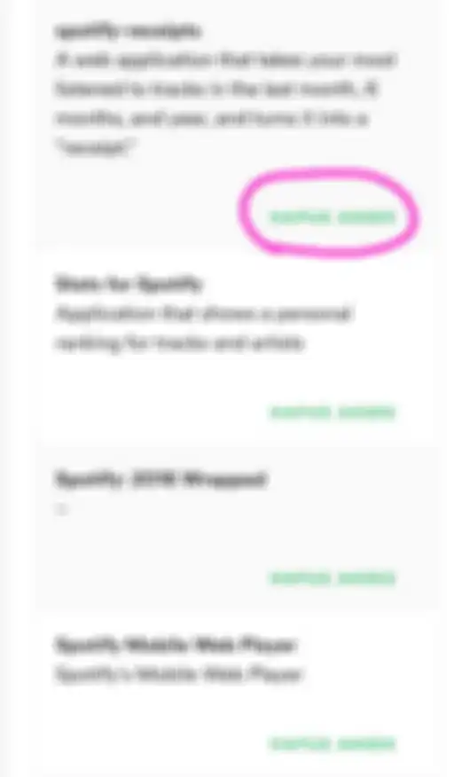 Spotify - Receiptify