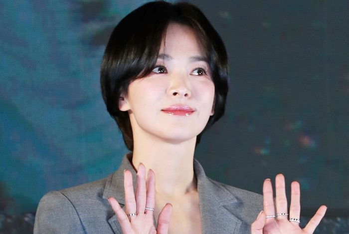 Song Hye Kyo di pemutaran pers untuk film Dark Nuns digelar di Megabox Coex, Gangnam, Seoul. 