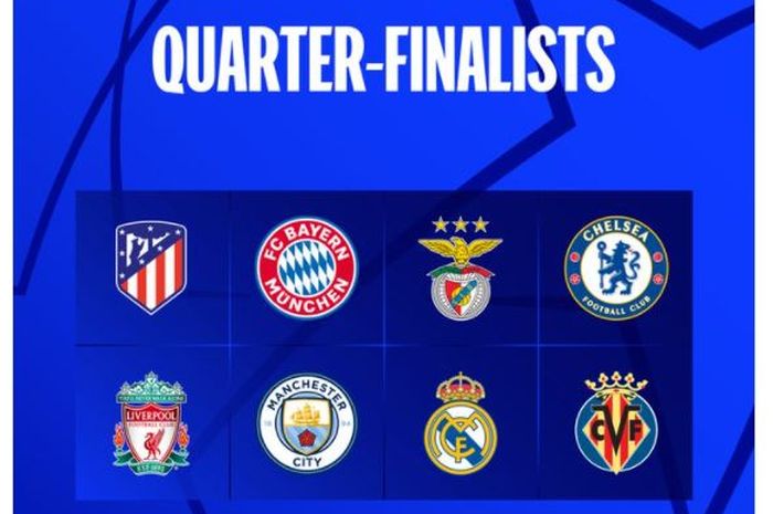 Klub peserta perempat final Liga Champions 2021-2022.