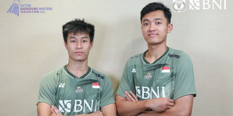 Hasil Kaohsiung Masters 2024 - Pasangan Baru Pelatnas Jegal Penantang Bagas/Fikri dan Ahsan/Hendra dalam 28 Menit