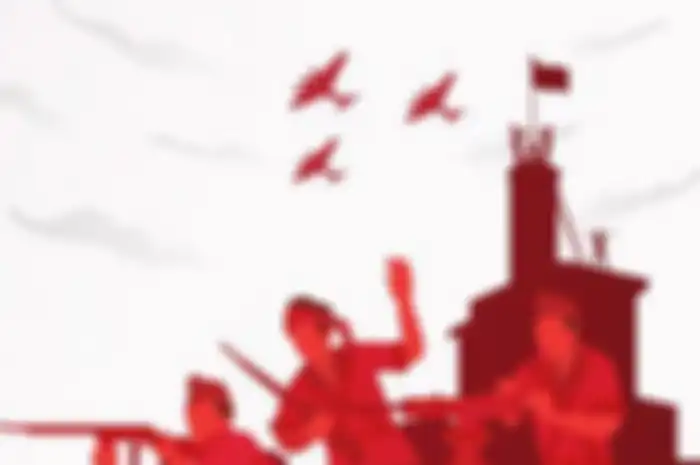 Ilustrasi pahlawan Indonesia.