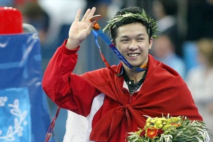 Taufik Hidayat bicara pengalaman juara Olimpiade Athena 2004.