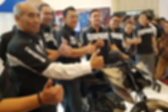 Suzuki GSX150 Bandit saat diperkenalkan di GIIAS 2018