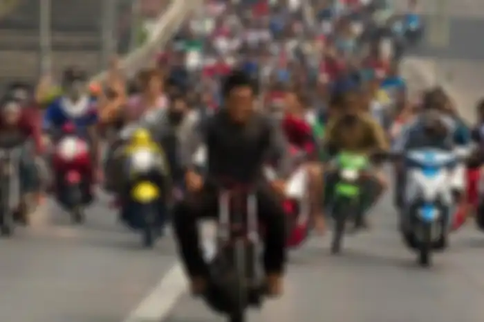Ilustrasi geng motor