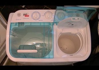 3 Keuntungan Pakai Mesin Cuci Dua Tabung, No. 2 Bikin Emak-emak Tersenyum