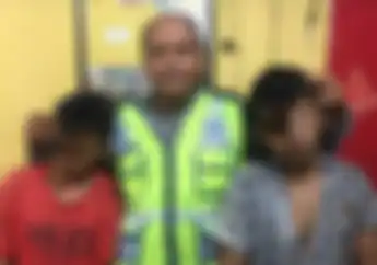 2 Jambret Tertangkap Kepolisian Pekanbaru Setelah Sebelumnya Melakukan Pengejaran