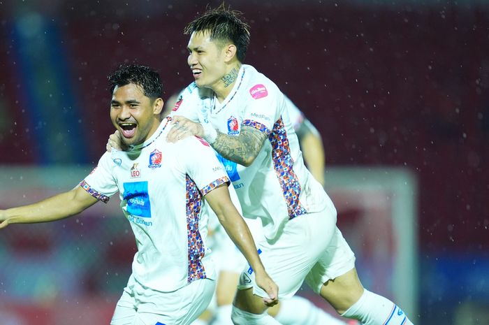 Asnawi Mangkualam di Liga Thailand.