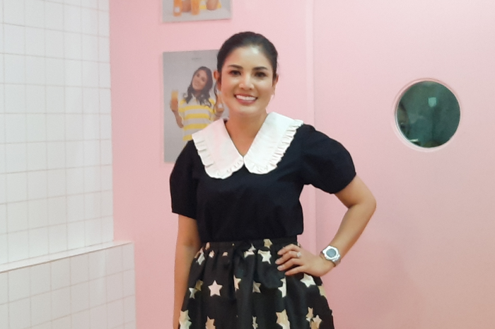 Nindy Ayunda saat ditemui Grid.ID di Blok M Plaza, Jakarta Selatan, Selasa (8/6/2021)