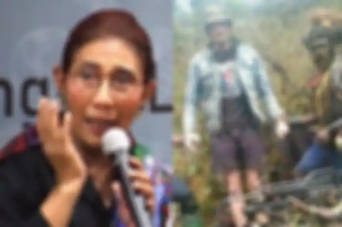 Pemilik Susi Air, Susi Pudjiastuti dan Kapten Philips Marthen yang disandera KKB Papua pimpinan Egianus Kogoya
