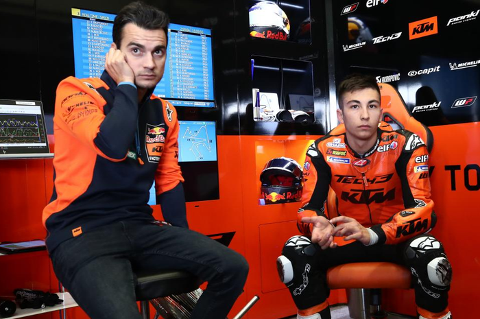 Wuih, test rider KTM, Dani Pedrosa mendapatkan tugas baru jelang tes MotoGP Indonesia 2022 di sirkuit Mandalika, Lombok, NTB.