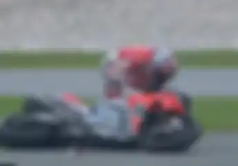 Apes, Gantikan Jorge Lorenzo di FP3 MotoGP Malaysia, Michelle Pirro Malah Nyungsep