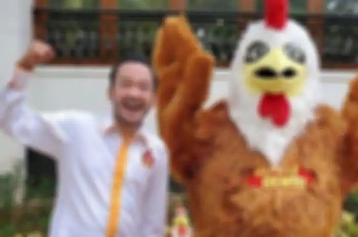 Ilustrasi ayam geprek Ruben Onsu