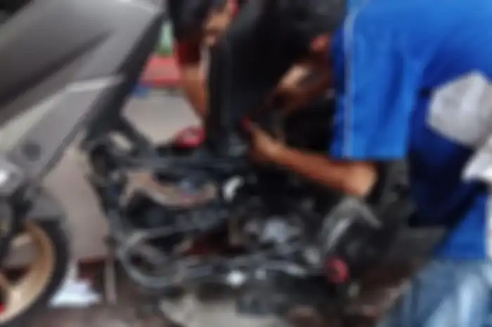 Kabel bodi NMAX terbakar