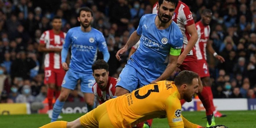 Hasil Babak I - Dominasi Pertandingan, Man City Belum Bisa Jebol Gawang Atletico Madrid