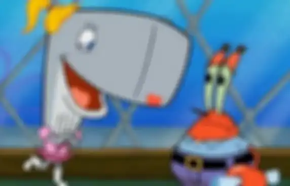 Pearl dan Mr Krab