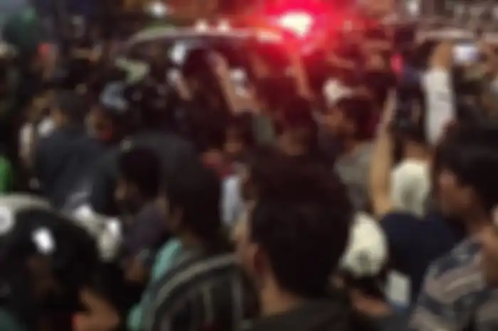 Kondisi jalan Saharjo Jaksel pasca tabrak lari.