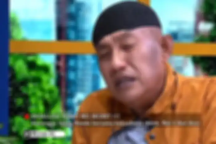 Ujang Ronda saat live acara Rumpi Trans TV, Selasa (12/7/2022).