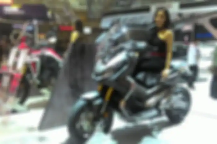 Honda X-ADV yang dipajang di pameran otomotif, Kemayoran, Jakarta Pusat
