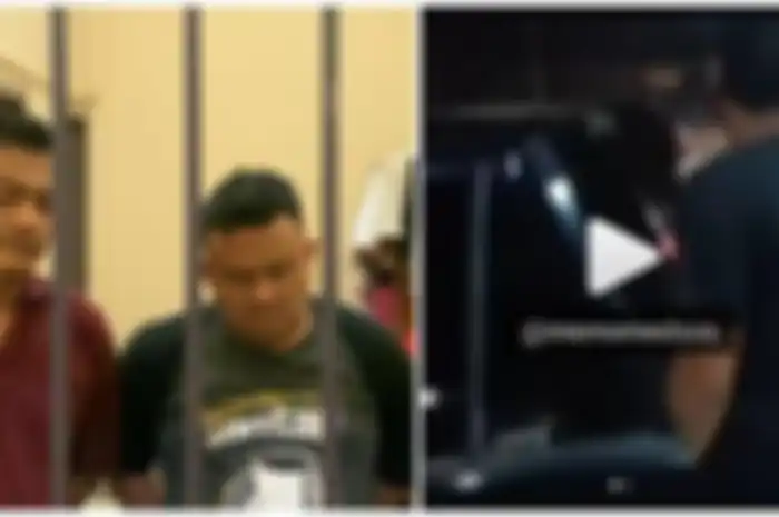Tiga oknum polisi di Medan (kiri) berhasil diamankan.