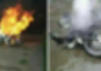 Misterius, Pemilik Curhat Motornya Ludes Terbakar Usai Dicuci, Penyebabnya Masih Belum Terungkap