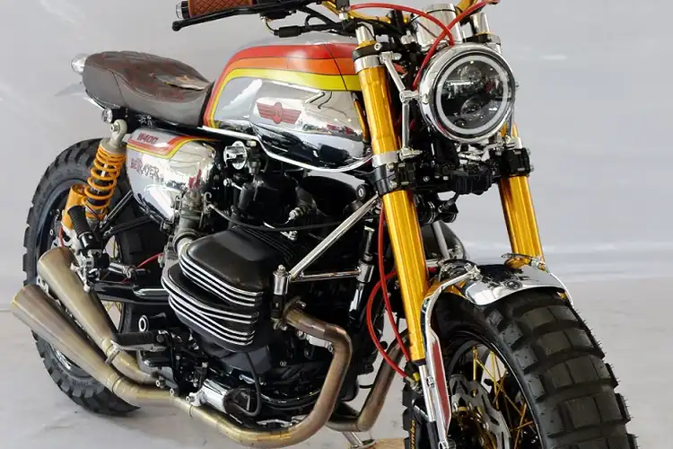 Sadis! Cuma Satu di Indonesia, Kawasaki W175 Dibikin Boxer 400 cc