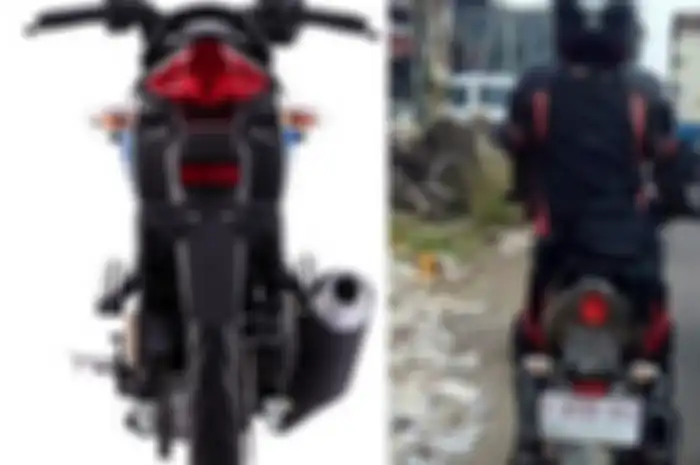 Desain stoplamp Satria F150 FI dan spy shoot motor terduga Bandit 150.