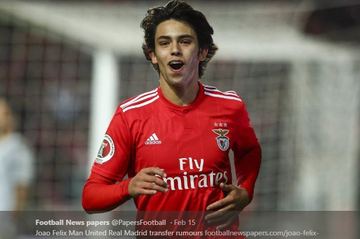 Pemain muda Benfica, Joao Felix.