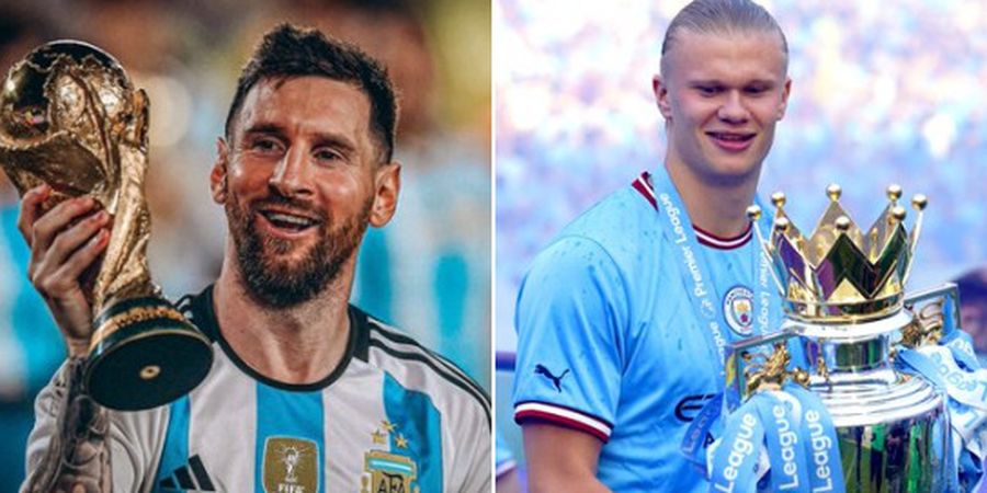 Pemenang Ballon d'Or 2023 Bocor, Lionel Messi Cetak Sejarah Lagi, Erling Haaland Nangis