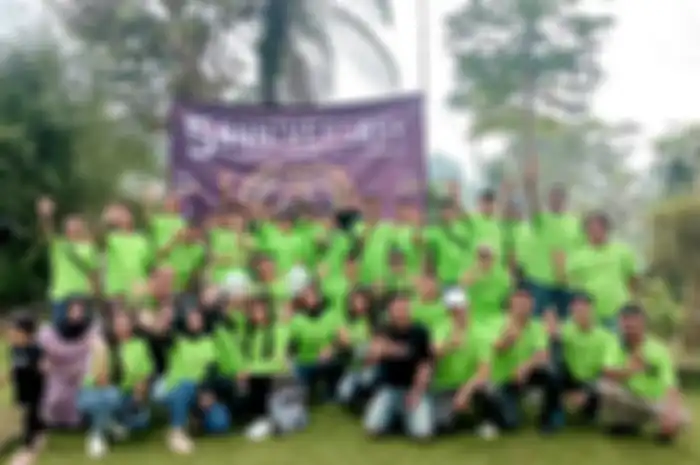 Camping ceria dalam acara anniversary GCN Chapter Purwakarta 