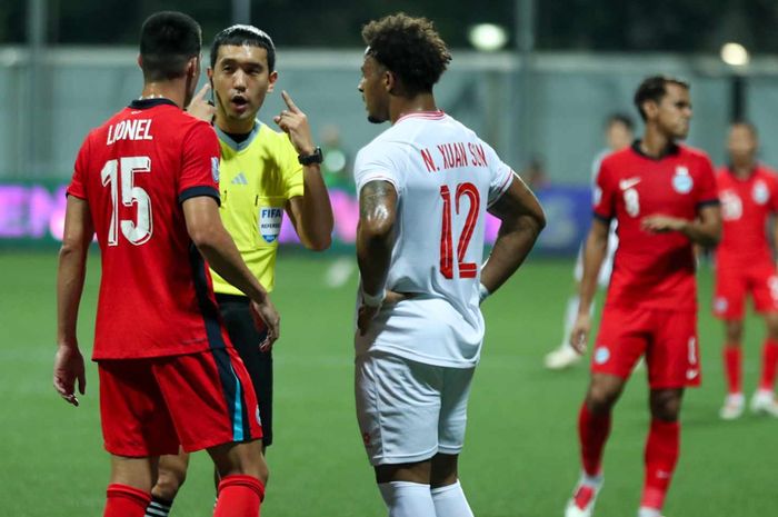 Laga Singapura Vs Vietnam di semifinal leg pertama ASEAN Cup 2024.