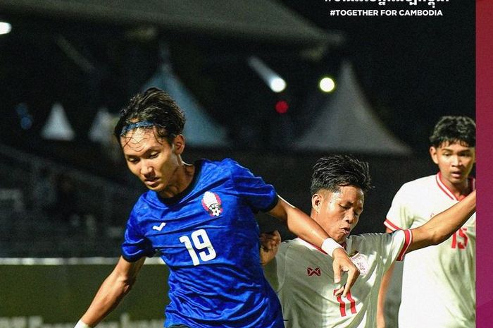 Myanmar vs Kamboja di ASEAN Cup U-16 2024