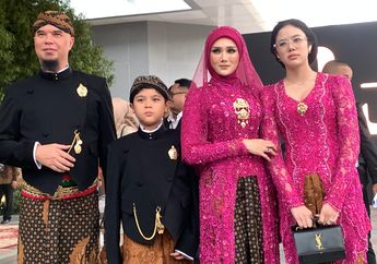 Ahmad Dhani dan Mulan Jameela Tiba di Acara Unduh Mantu Al Ghazali dan Alyssa Daguise