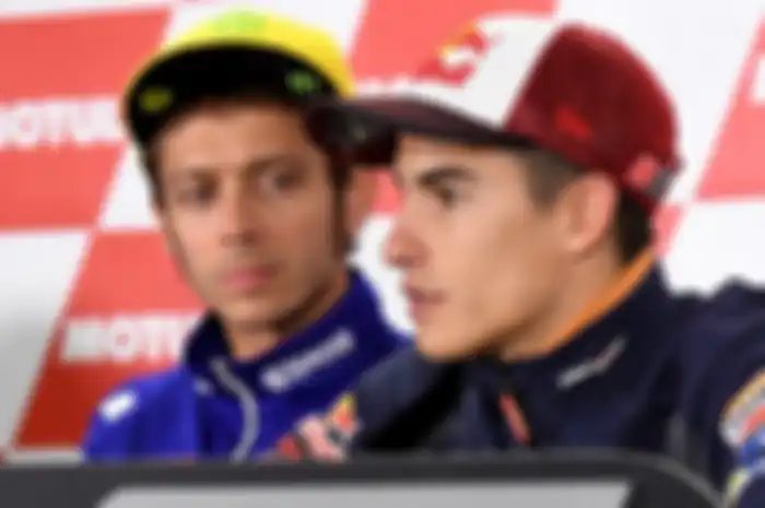 Valentino Rossi dan Marc Marquez