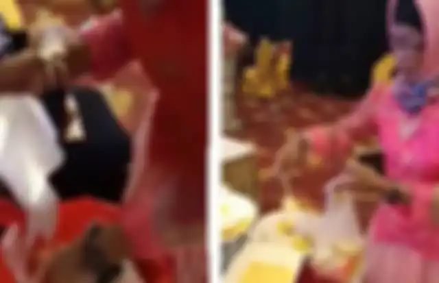 Ogah Rugi Hadiri Kondangan di Gedong, Emak-emak Ini Pede Bekal Kantong Kresek untuk Rampok Makanan di Resepsi 