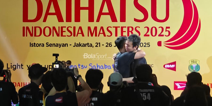 Indonesia Masters 2025 - Ahsan Minta Hendra Jangan Nangis, Jadinya Malah Begini