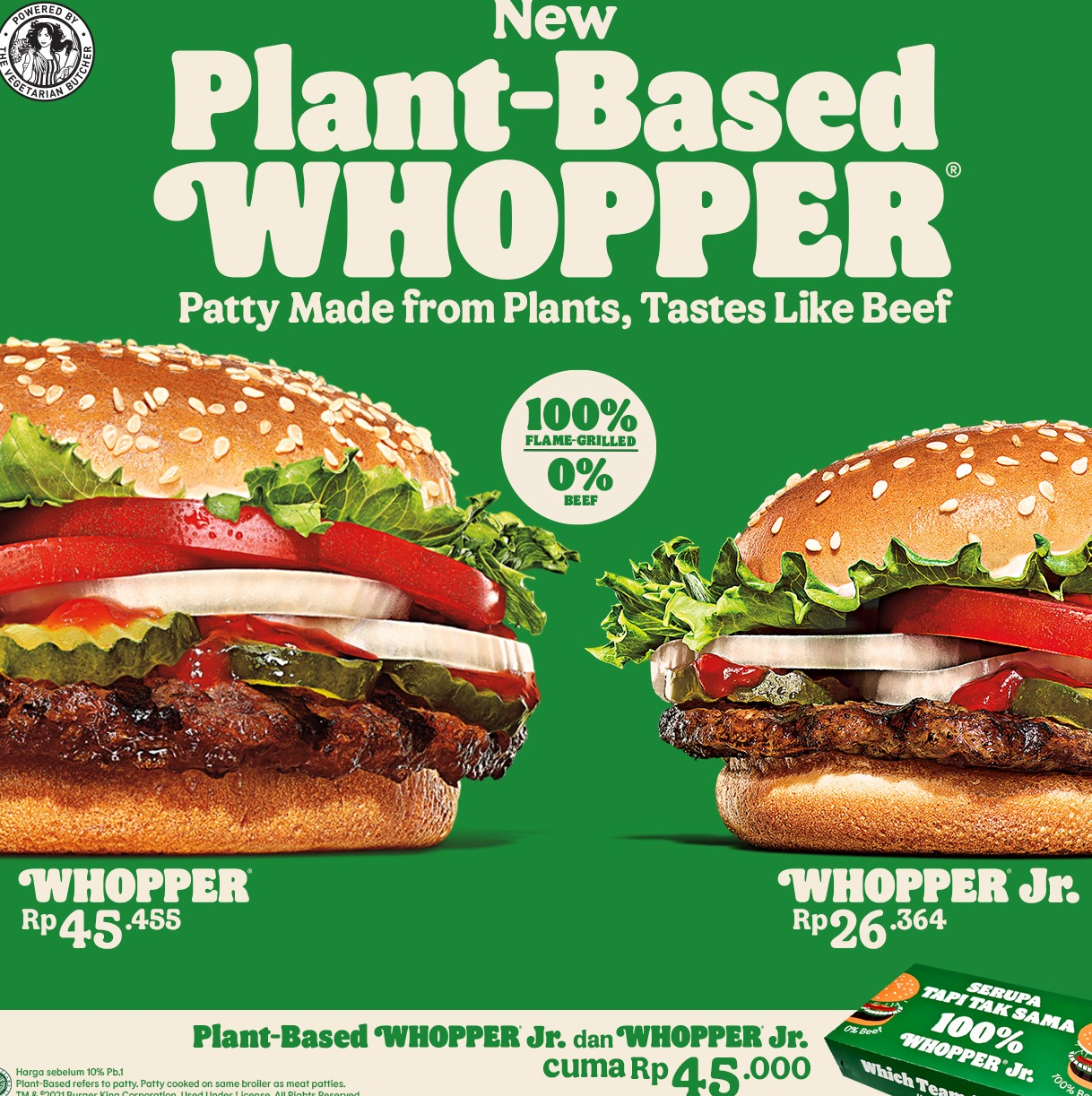 Plant Based Whooper Jr