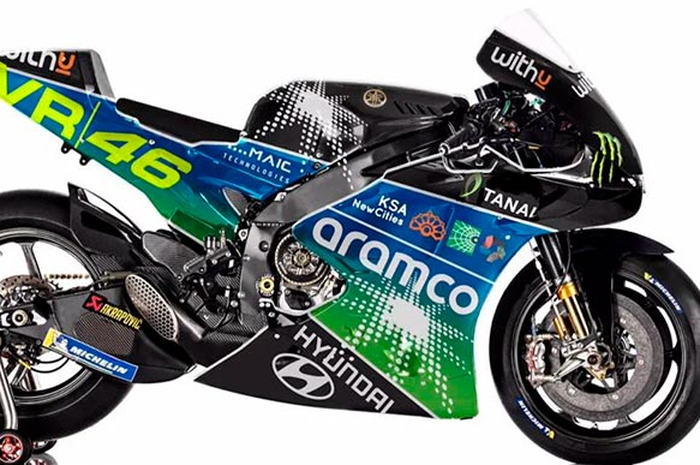 Inilah purwarupa livery motor MotoGP tim VR46 milik Valentino Rossi di MotoGP 2022