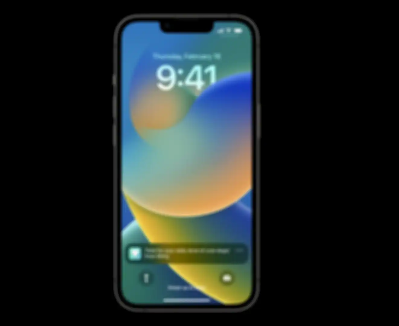 Notifikasi aplikasi berbasis web di iOS 16.