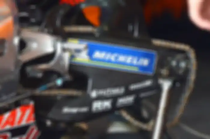 Honda memakai swing arm berbahan karbon di tes pramusim MotoGP 2018, Buriram, Thailand