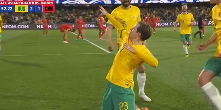 Hasil Kualifikasi Piala Dunia 2026 - Comeback Perkasa Australia Bikin China Merana