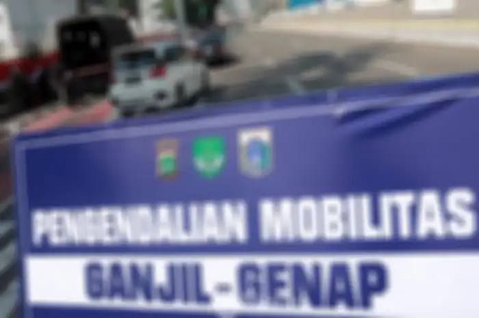 Ilustrasi penerapan ganjil genap