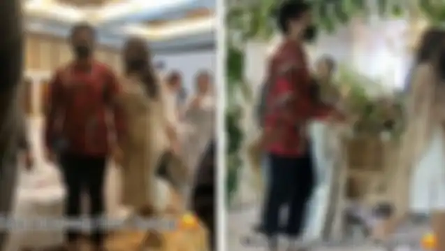 Kaesang Pangarep dan Erina Gudono pergi ke pesta pernikahan bersama.