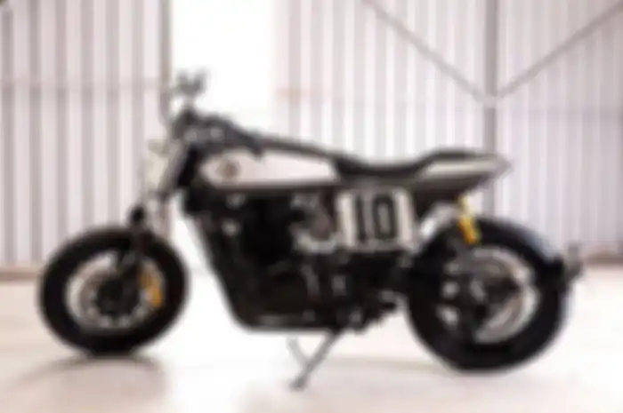 Triumph Bonneville custom flat tracker dari Rocket Supreme