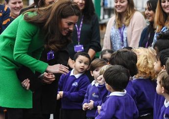 Datang ke Sekolah, Kate Middleton Ungkap Hal yang Selalu Membuatnya Bahagia