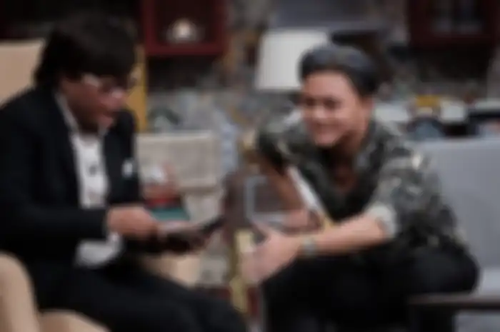 Sule bersama anak sulungnya, Rizky Febian.