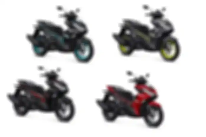 Ilustrasi motor matic Yamaha All New Aerox Connected